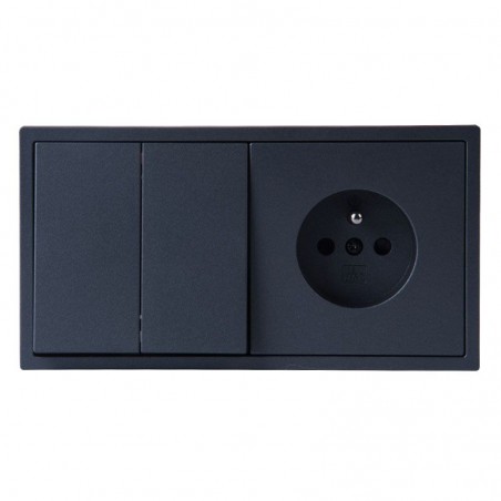 Doppelschalter für Treppenhaus