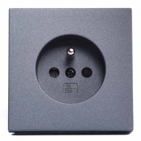 230V Steckdose mit Erdungsstift