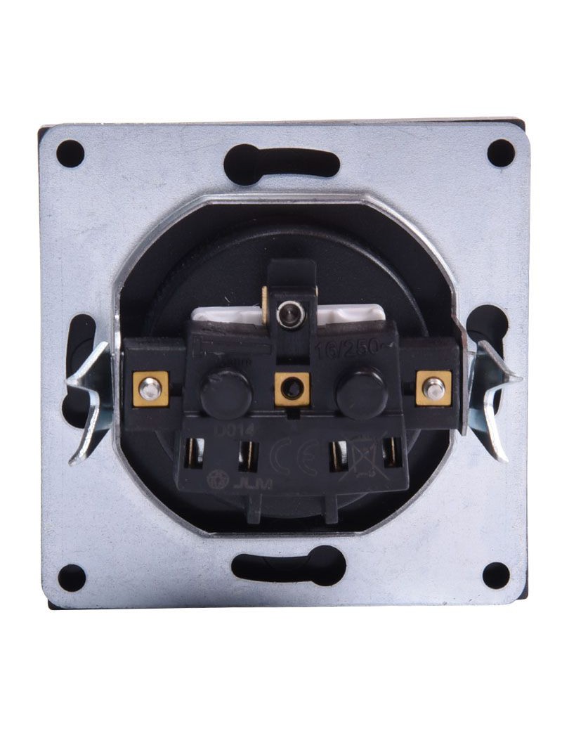 230V Steckdose mit Erdungsstift