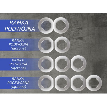 DREIFACHER RAHMEN 227 x 85mm