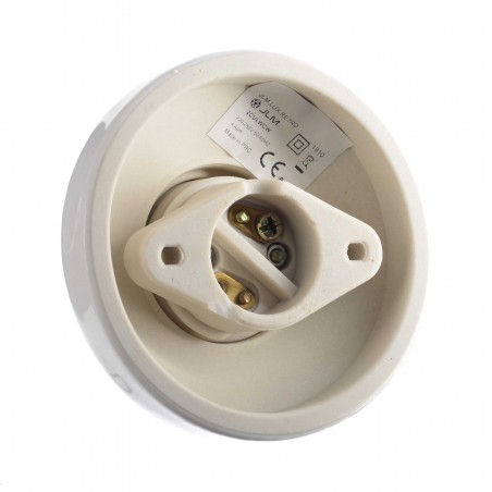 Fassung für E27 Glühbirne 3,5" gerade