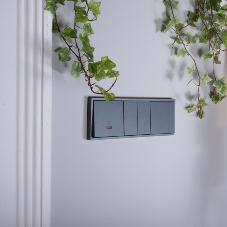 Doppelschalter für Treppenhaus