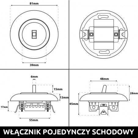 EINZELNER TREPPENLICHTSCHALTER