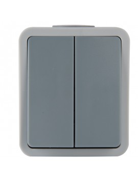 Doppel-Schalter IP54 2