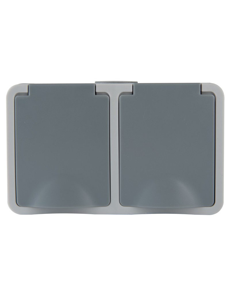 Doppelte SCHUKO-Steckdose IP54