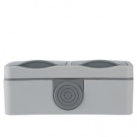 Doppelte SCHUKO-Steckdose IP54