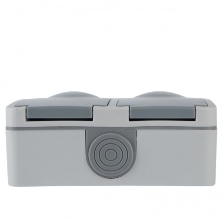Doppelte SCHUKO-Steckdose IP54