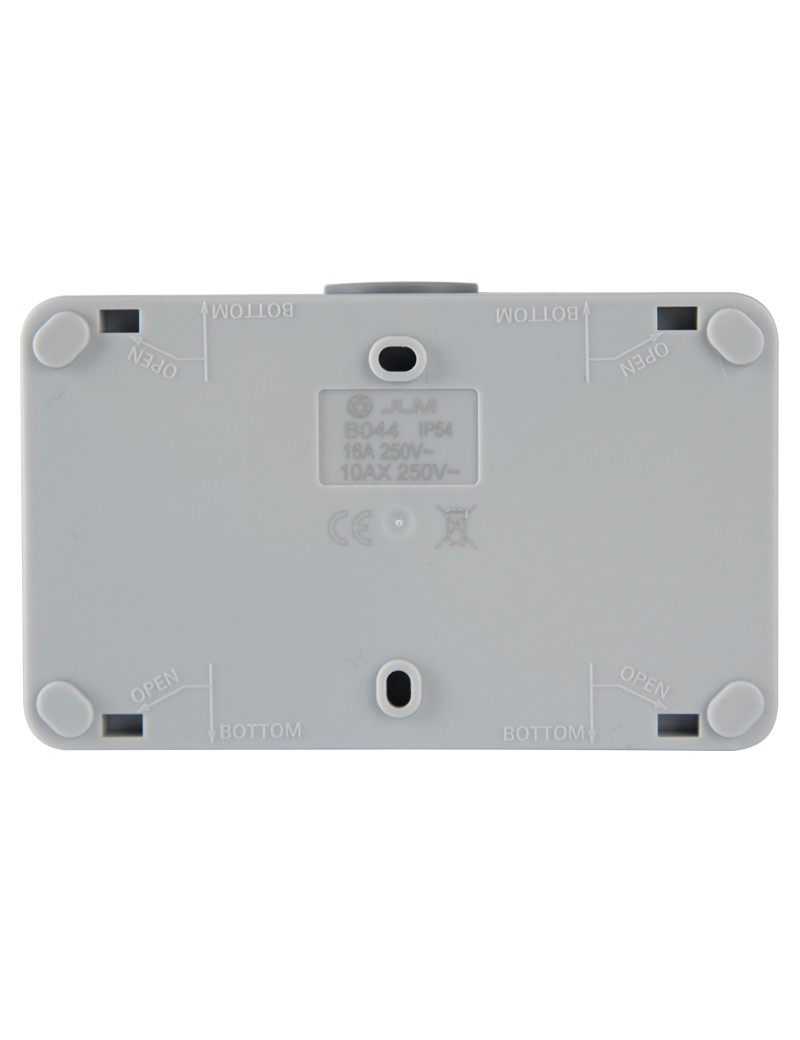 Doppelschalter + Steckdose IP54