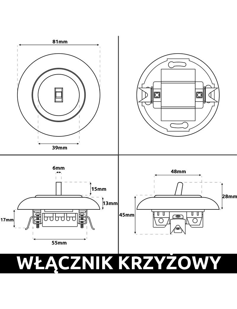 Kreuzschalter
