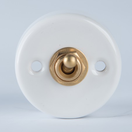 Einpoliger Schalter weiß