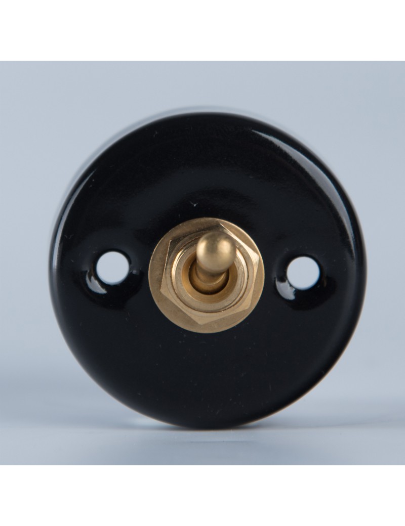 Einpoliger Schalter schwarz