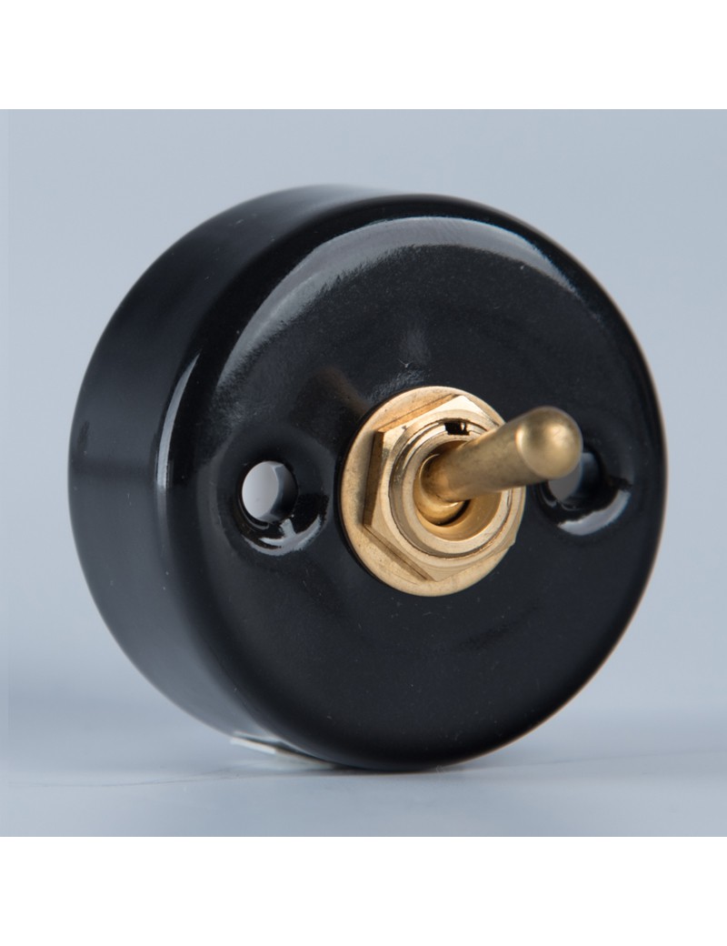 Einpoliger Schalter schwarz