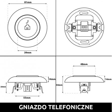 RJ11-Telefonbuchse