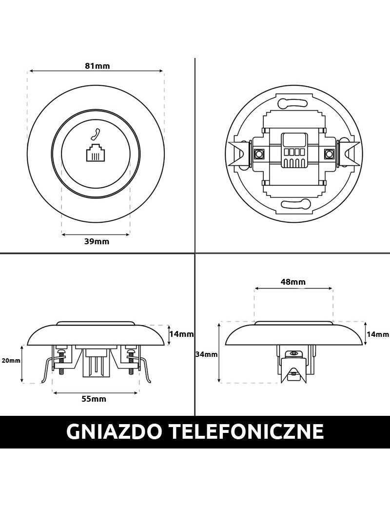 RJ11-Telefonbuchse
