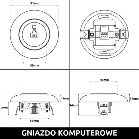 COMPUTERBUCHSE RJ45