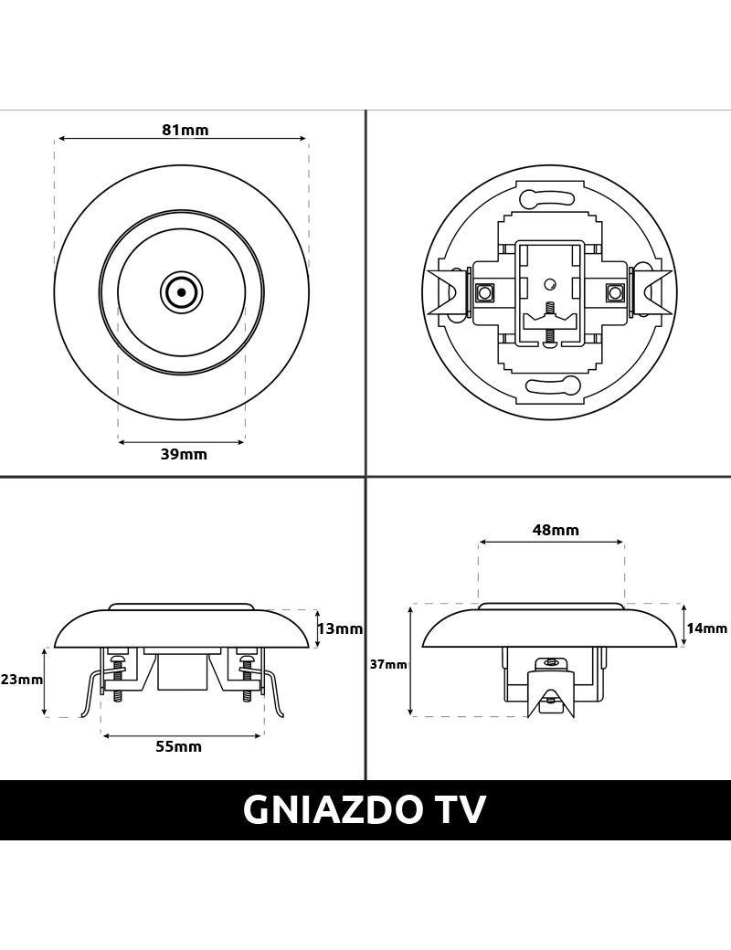 TV-STECKDOSE