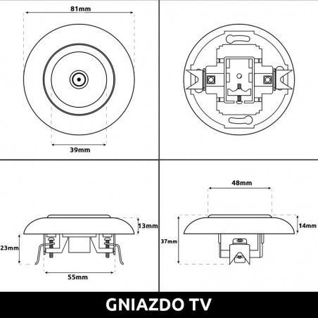 TV-STECKDOSE