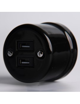 Zweifach-USB-Steckdose