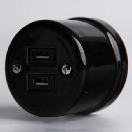 Zweifach-USB-Steckdose