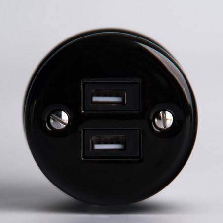 Zweifach-USB-Steckdose