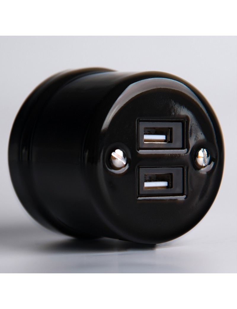 Zweifach-USB-Steckdose