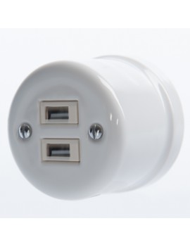 Zweifach-USB-Steckdose