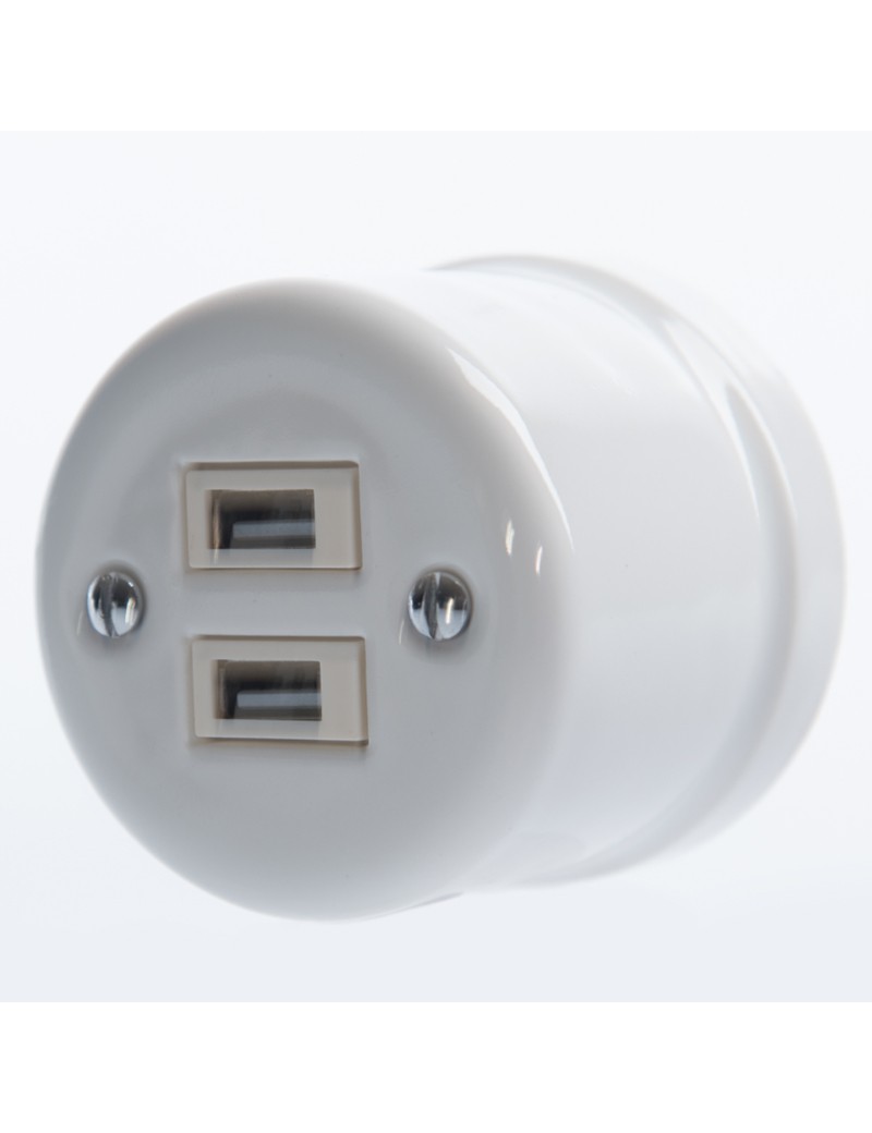 Zweifach-USB-Steckdose