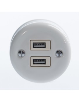 Zweifach-USB-Steckdose 2