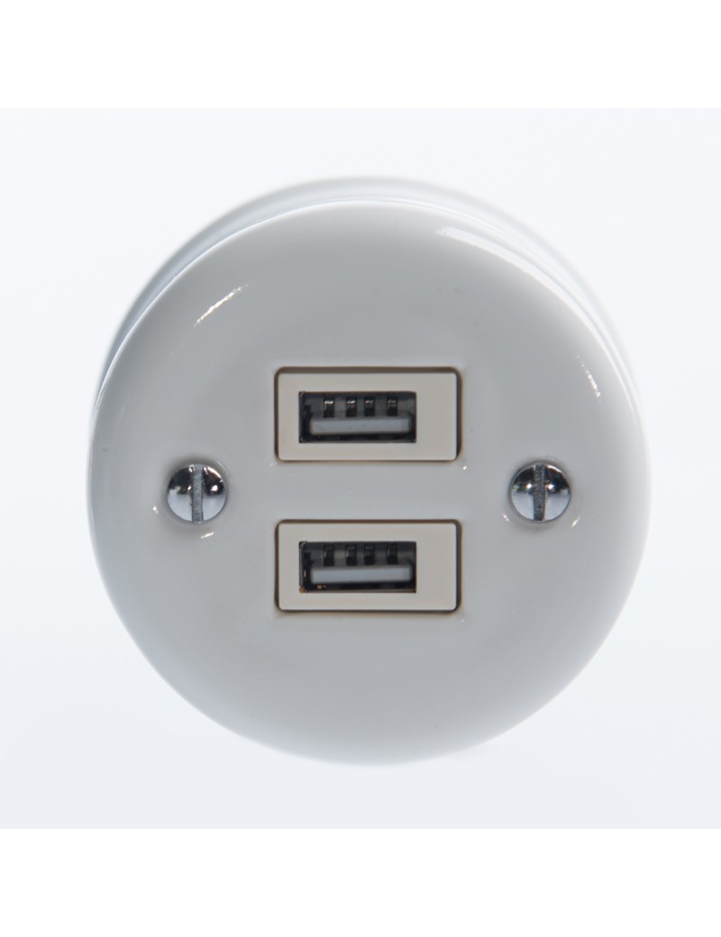 Zweifach-USB-Steckdose