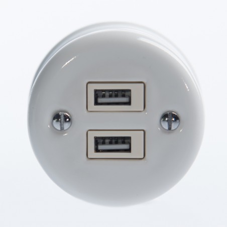 Zweifach-USB-Steckdose