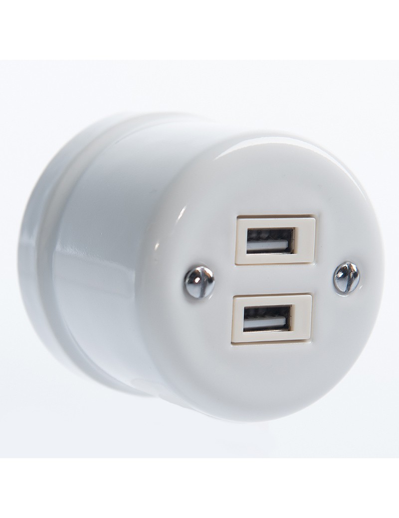 Zweifach-USB-Steckdose