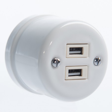 Zweifach-USB-Steckdose