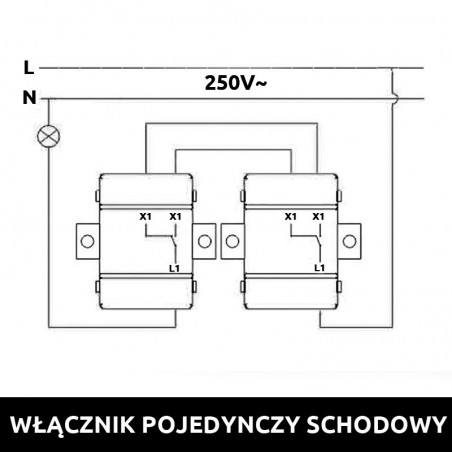 EINZELNER TREPPENLICHTSCHALTER