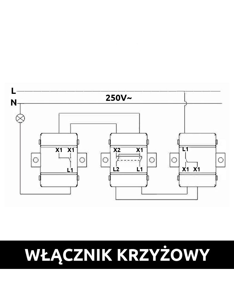 Kreuzschalter