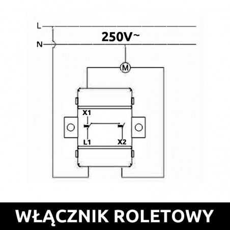 Rolladensteuerungsschalter