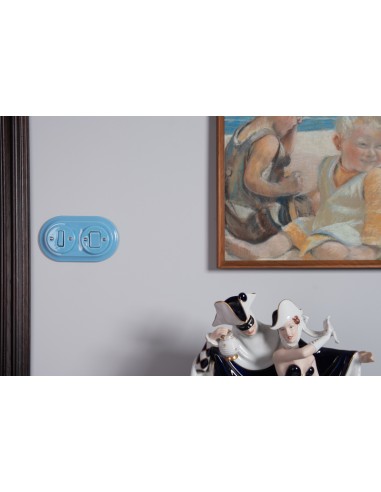 Einzelner Treppenlichtschalter mit Schaltertaste