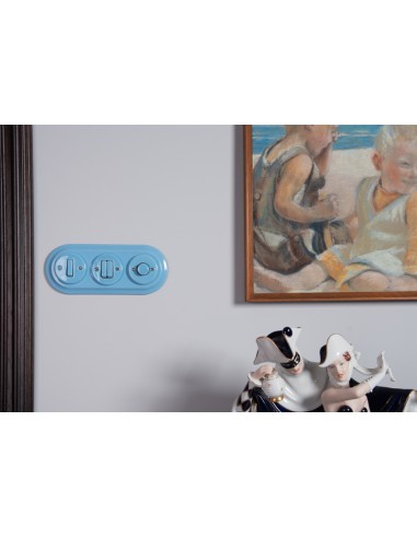 Einzelner Treppenlichtschalter mit Schaltertaste