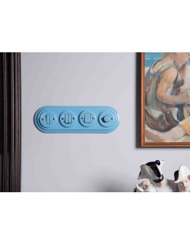 Einzelner Treppenlichtschalter mit Schaltertaste