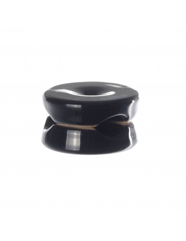 Keramische Doppelkabelhalterung Schwarz 18x31mm