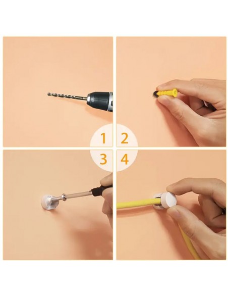 Kunststoff-Kabelhalter