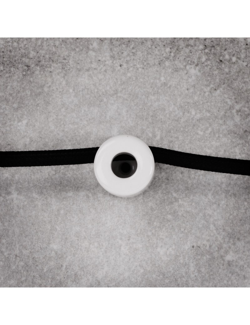 Keramischer Drahthaken 20x30mm Weiß