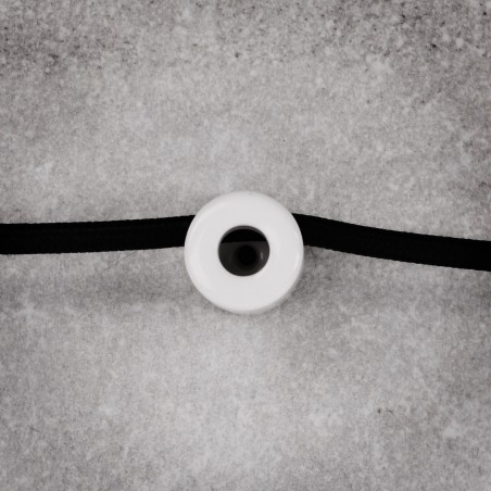 Keramischer Drahthaken 20x30mm Weiß