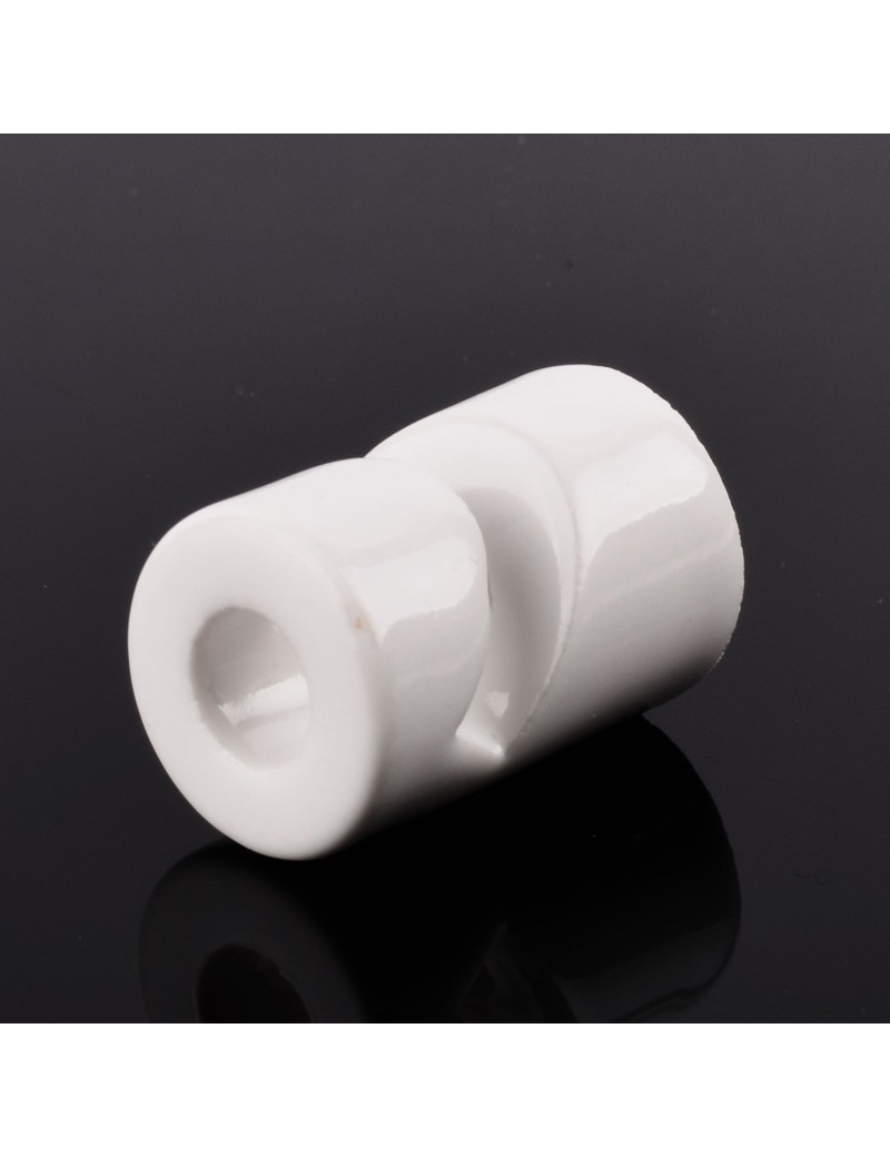 Keramischer Drahthaken 20x30mm Weiß