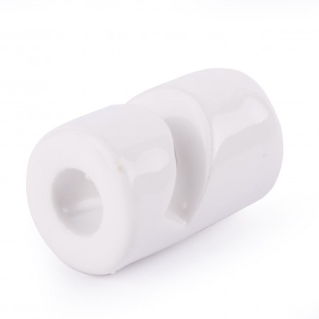 Keramischer Drahthaken 20x30mm Weiß