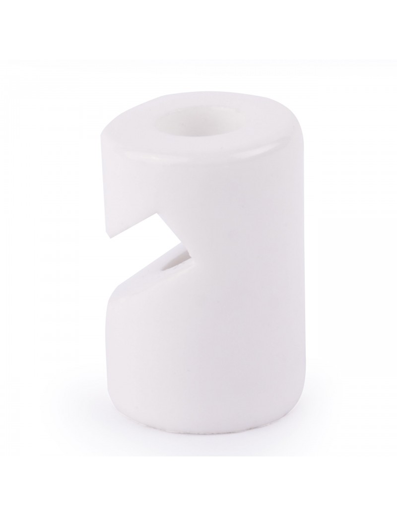 Keramischer Drahthaken 20x30mm Weiß