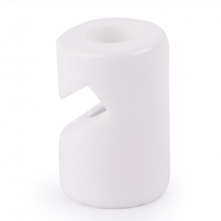 Keramischer Drahthaken 20x30mm Weiß