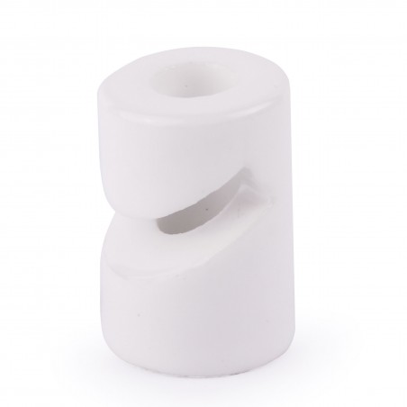 Keramischer Drahthaken 20x30mm Weiß