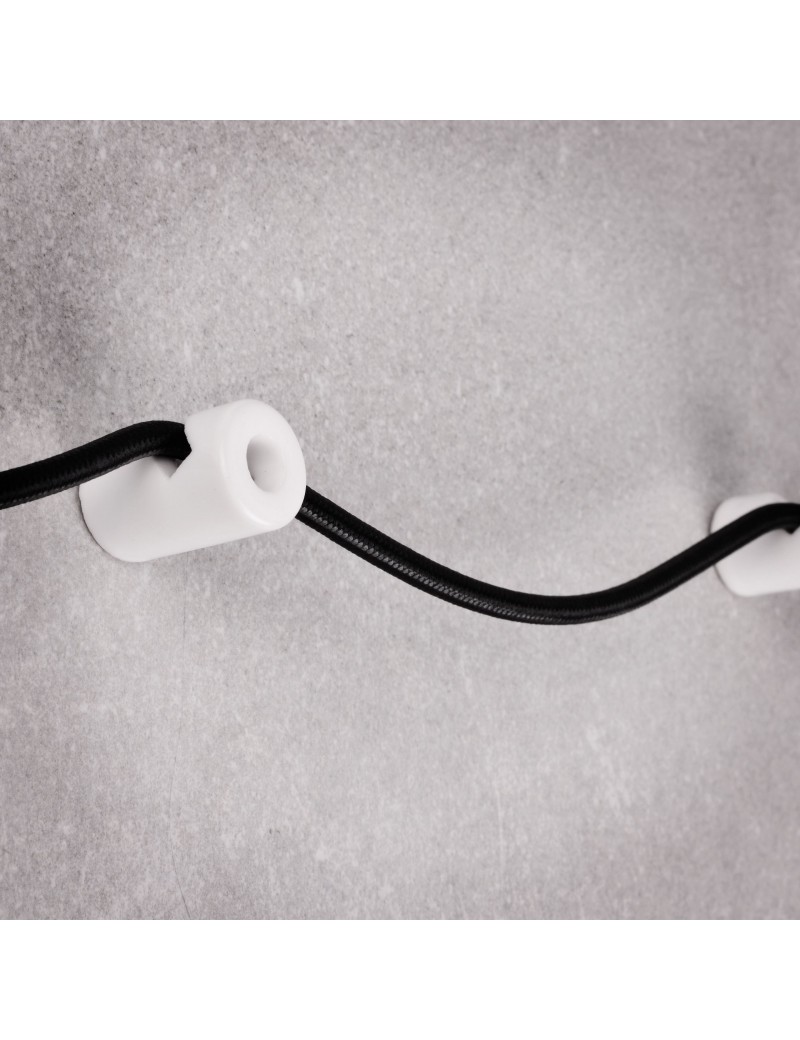 Keramischer Drahthaken 20x30mm Weiß