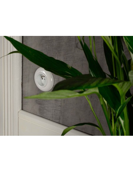 STECKDOSE 230V MIT ERDGUNG WEIß JLM OHNE RAHMEN
