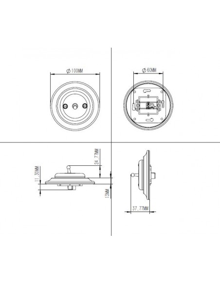 Klingeltaster mit Hebel
